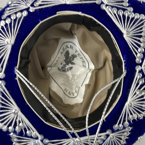 Authentic Vintage Mexican Sombrero by Salazar Yepez - Picture 3 of 16